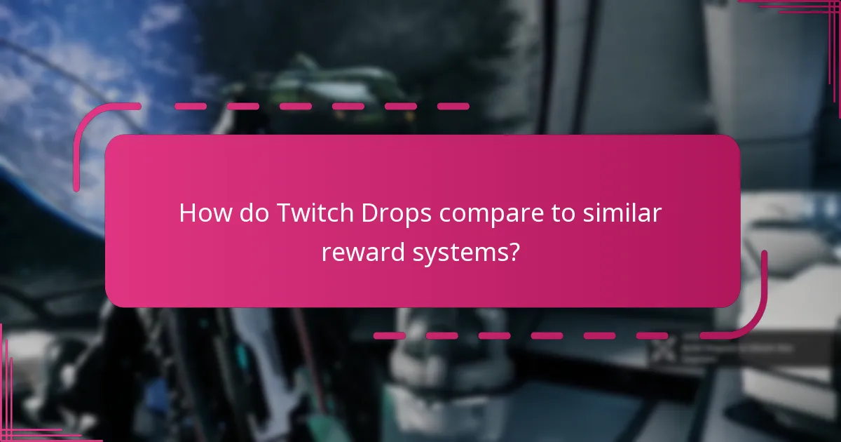 How do Twitch Drops compare to similar reward systems?